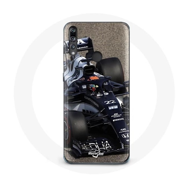 Coque - Huawei - P30 Lite - Formule 1 - Yuki Tsunoda - Flexibel - Blå Blå