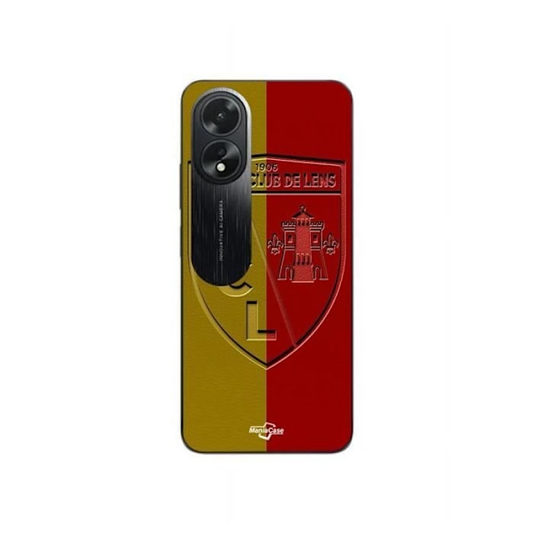 Coque för Oppo A58 RCL LENS Logotyp gul och röd Maniacase