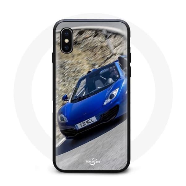 Coque - Mclaren - Iphone XS Max - Rigide - Syntetisk - Blå Blå