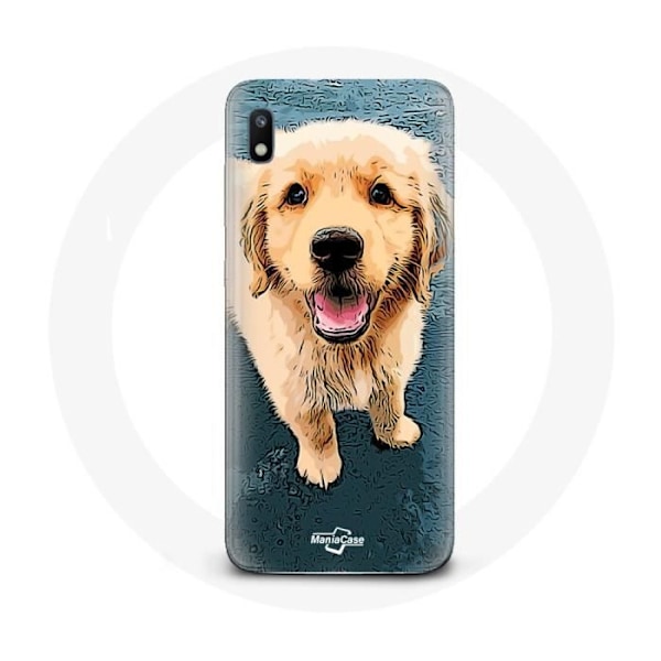 Coque för Samsung Galaxy A10 Golden Retriever Valp