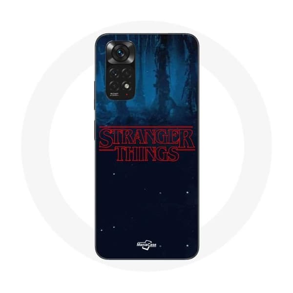 Coque - Xiaomi - Redmi Note 11S - Pehmeä - Stranger Things - Logo - Sininen Kausi 2 Blå