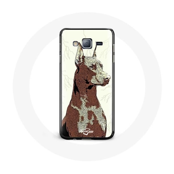 Skyddsfodral för Samsung Galaxy J5 Doberman hundras