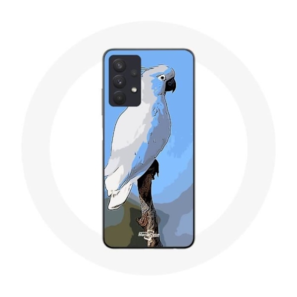 Coque Samsung Galaxy A32 4G Kakariki Vita Papegojor Fåglar