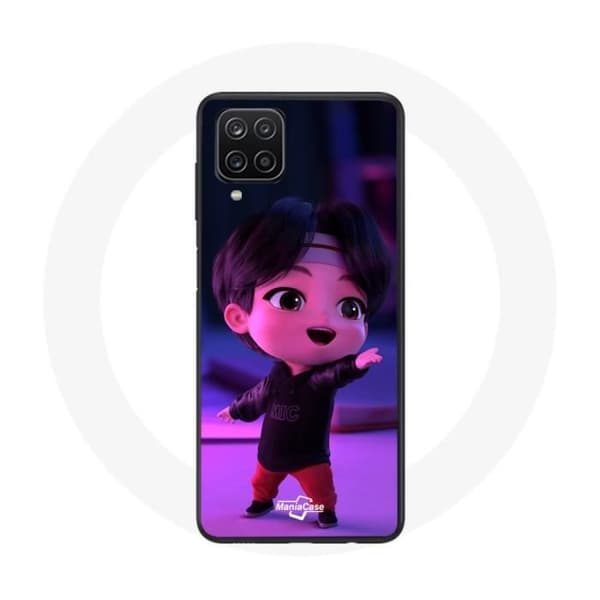 Coque pour Samsung Galaxy A12 BTS TinyTAN Jin Animation
