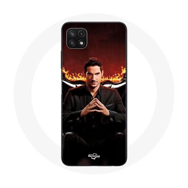 Coque - Samsung - Galaxy A22 5G - Svart - Mjuk - Lucifer Morningstar Säsong 3
