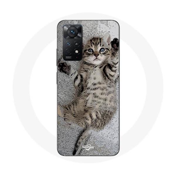 Coque - Redmi - Note 11 Pro 5G - Blød - Bengal Kat - Hvid