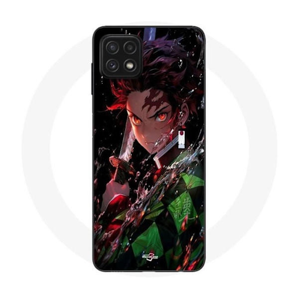 Coque - Maniacase - Samsung Galaxy A22 5G - Demon Slayer - Tanjiro Kamado - Mjuk