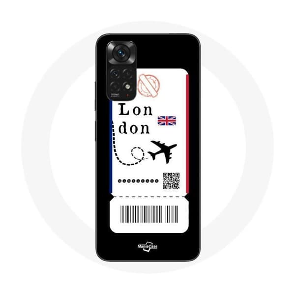 Coque - Xiaomi - Redmi Note 11 4G - Flygplan - Mjuk - Svart