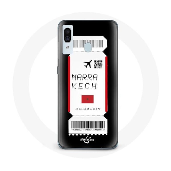 Skydd för Samsung Galaxy A20 Flygbiljett Marrakech Marocko