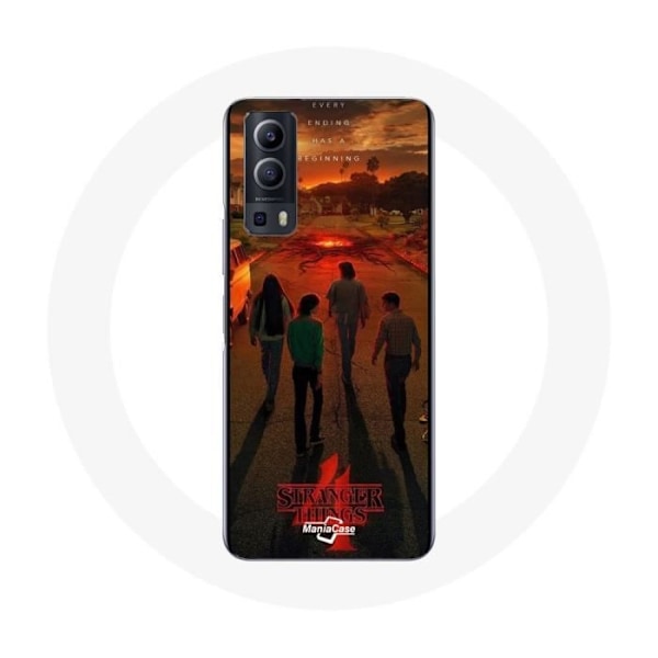 Coque för Vivo Y72 Stranger Things Säsong 4 Affisch Konst Utrustningar för Den Nya Teorin