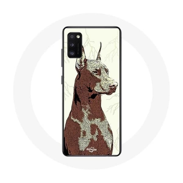 Coque Oppo A16 Dobermann-rotuisille koirille