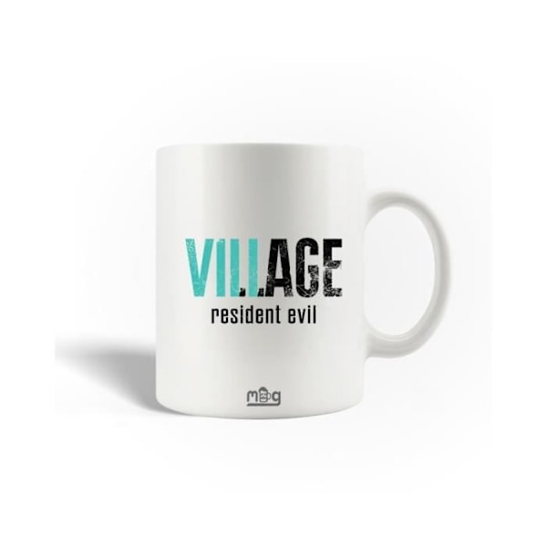 Mugg i keramik Resident Evil Village-logotyp