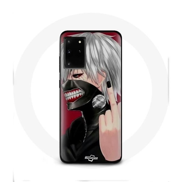 Coque - Maniacase - Samsung Galaxy S11 Plus - Tokyo Ghoul - Anime Mask - Mjuk Svart
