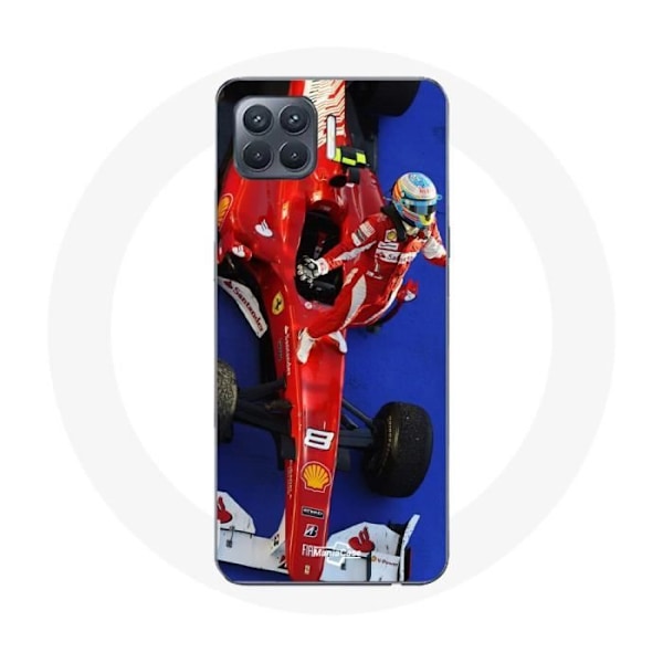 Skal för Oppo A93 - Formel 1 - Fernando Alonso - Röd - Mjuk - Sportig Röd