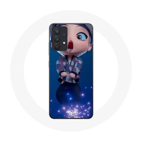 Coque Samsung Galaxy A13 5G BTS TinyTAN Animaatio V Mic Drop