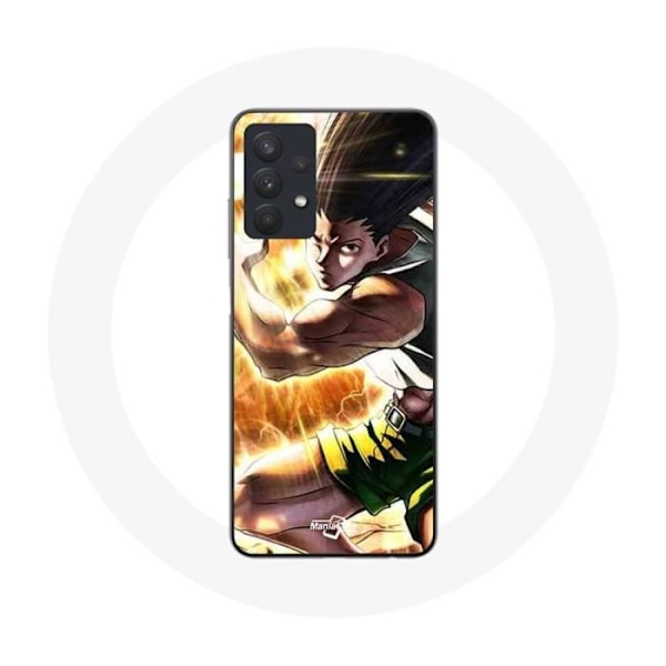 Coque - Maniacase - Samsung Galaxy A32 5G - Anime Gon Freecss - Silikon - Mjuk svart