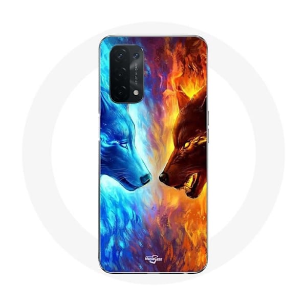 Coque för Oppo A54 5G Is- och eldvallmo