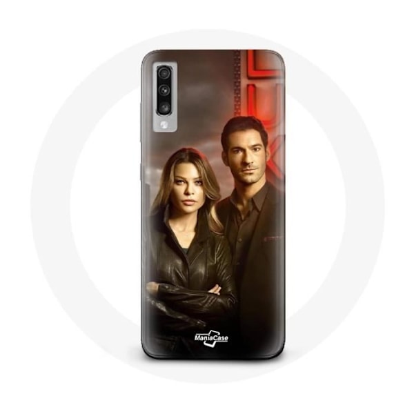 Coque för Samsung Galaxy A50 Chloe Decker och Lucifer Morningstar