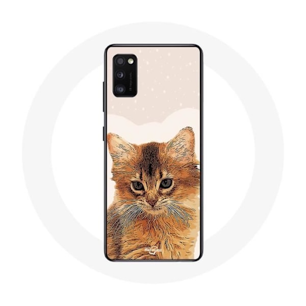 Fodral för Oppo A16 Somalisk kattras