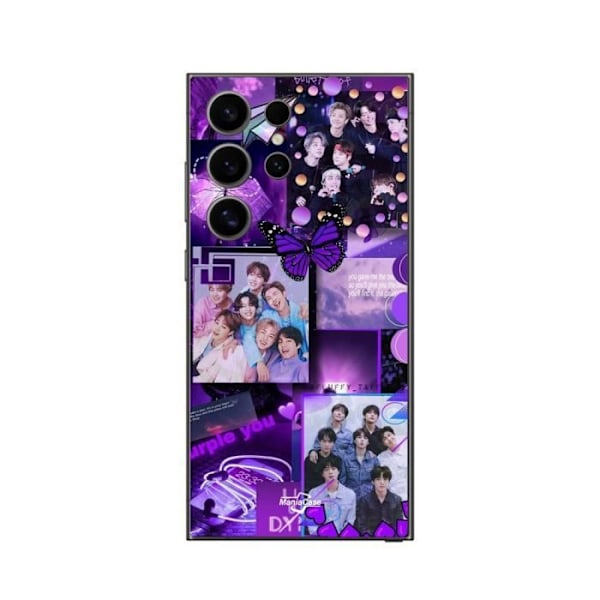 Coque - BTS - Galaxy S25 Ultra - Lila - Mjuk - Stilig Lila