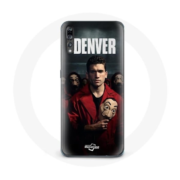 Coque för Huawei P20 Pro - La Casa De Papel - Denver-mask - Mjukt - Svart - Skydd