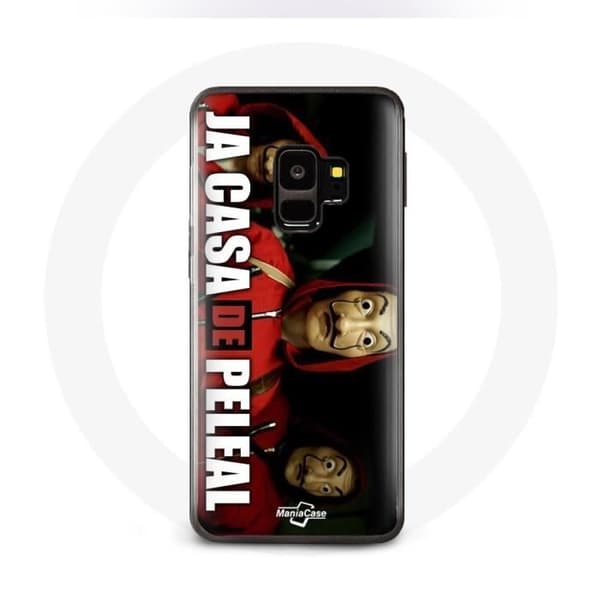 Coque pour Samsung Galaxy S9 plus La casa de papel Dali-maski