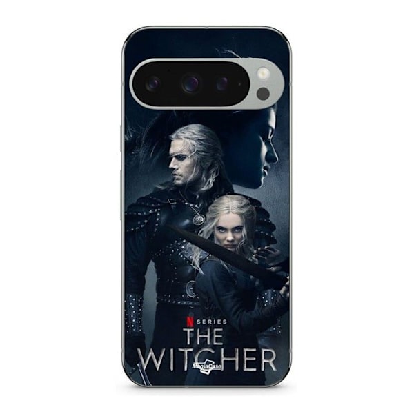 Coque - Maniacase - Google Pixel 9 Pro - Silikon - Svart - The Witcher Svart