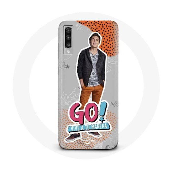 Skydd för Samsung Galaxy A50 Fortsätt dina drömmar alvaro Paz Go! lev på ditt sätt