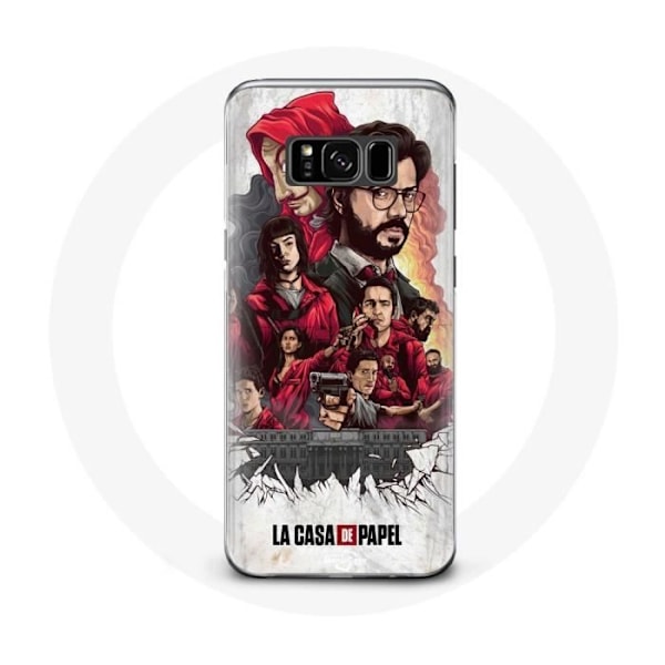 Coque för Samsung Galaxy S8 La Casa De Papel affischkonst