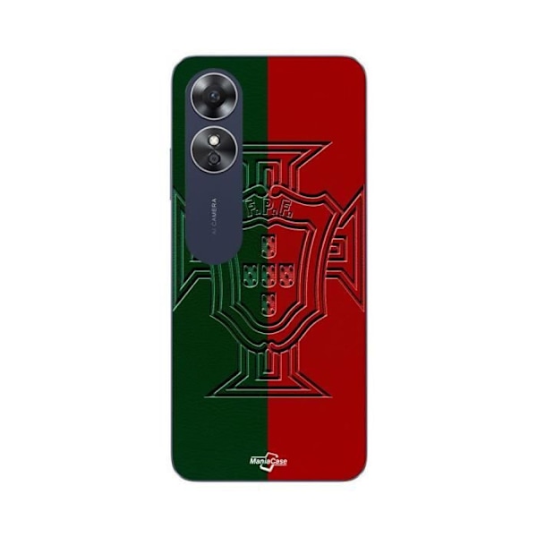 Coque Oppo A17 Portugal logotyp grön och röd Maniacase