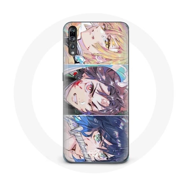 Coque för Huawei P20 Tanjiro Inosuke och Zenitsu Demon Slayer Kimetsu no Yaiba Manga