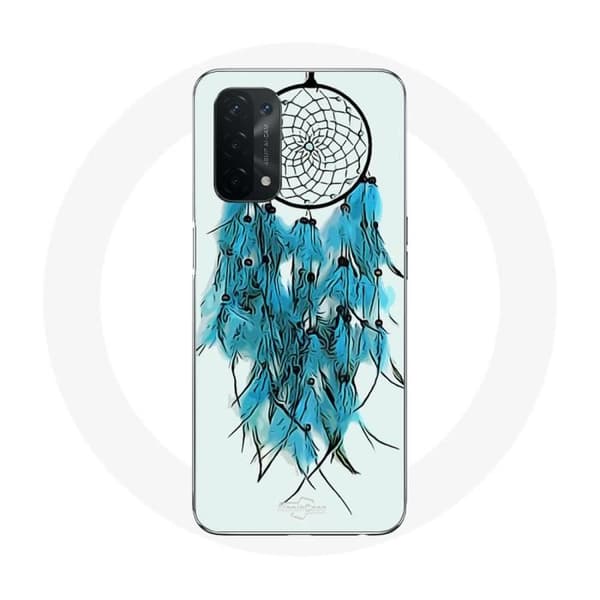 Coque - MANIACASE - Oppo A74 5G - Drømmefanger - Blød - Unisex Blå vit