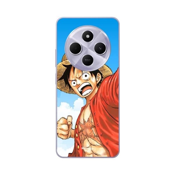 Coque - Maniacase - Xiaomi Redmi 14C - Souple - Blå - Monkey D Luffy