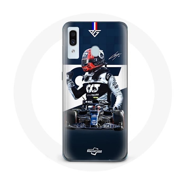 Ko för Samsung Galaxy A40 Formel 1 Max Verstappen F1-förare Blå
