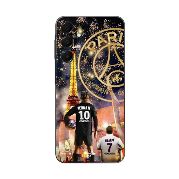 Telefonfodral - Maniacase - Samsung Galaxy A16 - Silikon - Mjuk - Neymar Mbappé Jul Svart