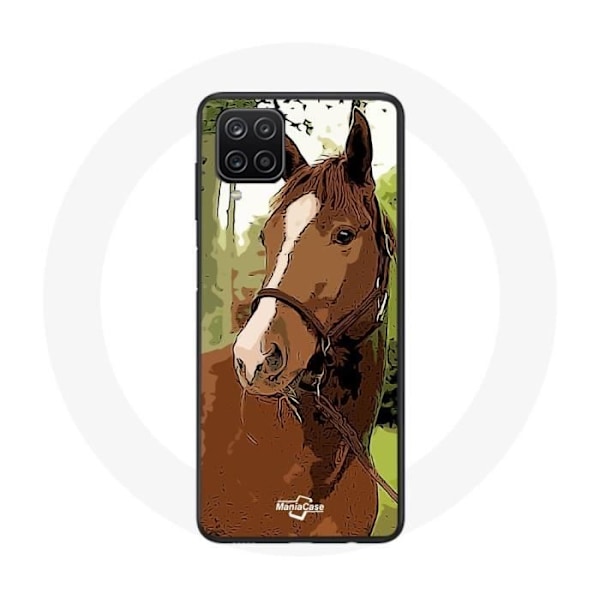 Coque för Samsung Galaxy A22 4G Quarter Horse Marron Hästras