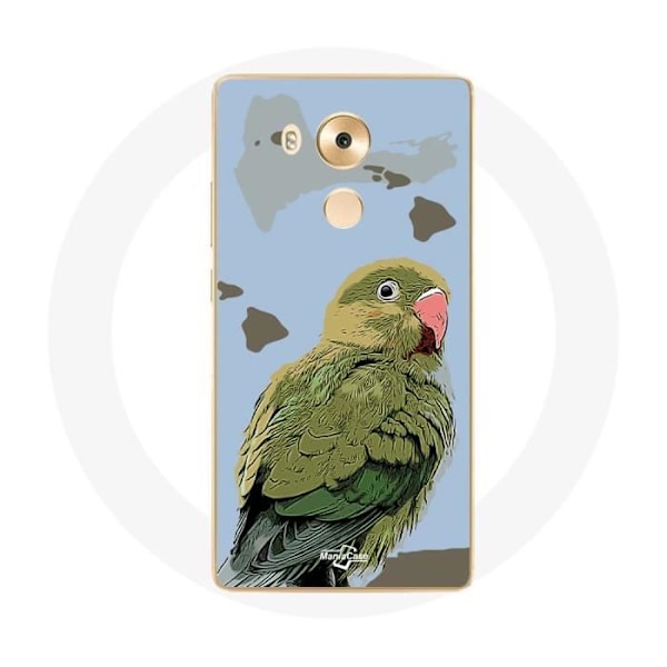 Coque för Huawei Mate 8 Parakiter Fåglar grön