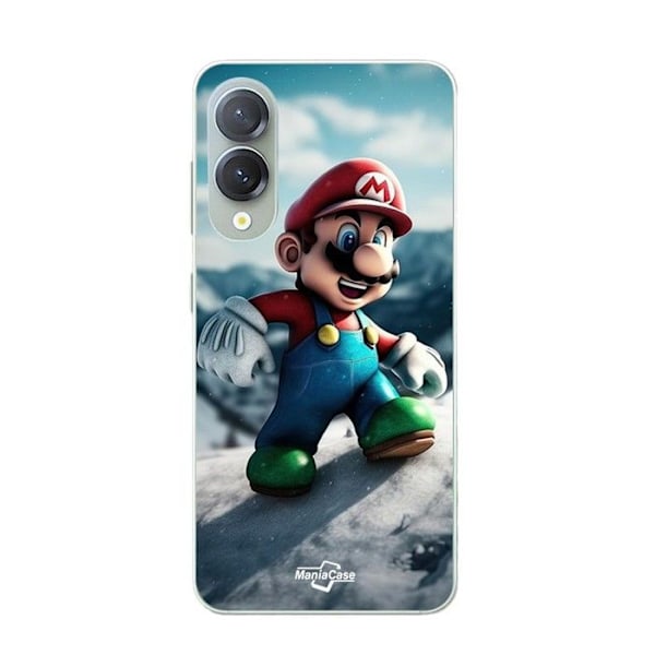 Mobilskal - Mario - Samsung Galaxy S25 Edge - Silikon - Svart - Unik design Svart