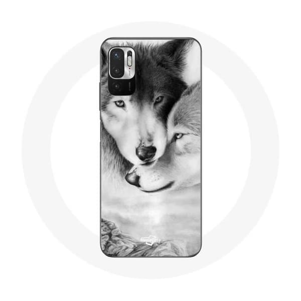 Kuori Xiaomi Poco M3 Pro Wolf Duo eläimet