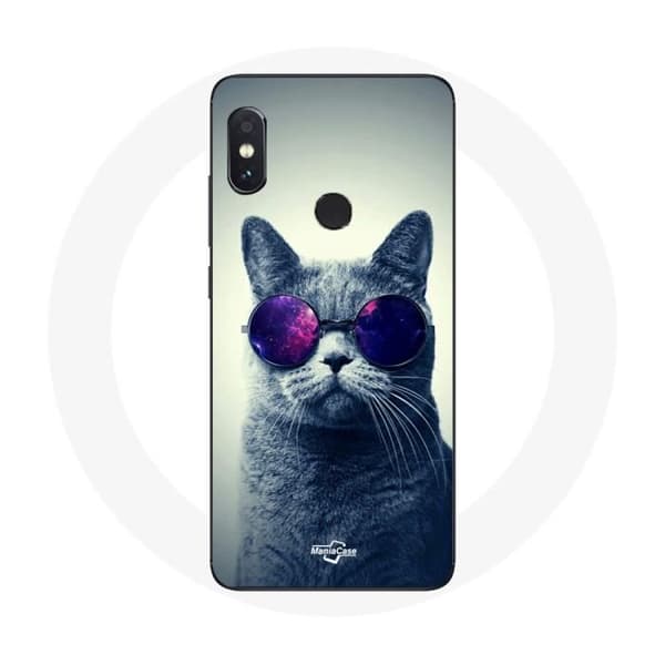 Cover til Xiaomi Redmi Note 5 Pro Kat briller Stil