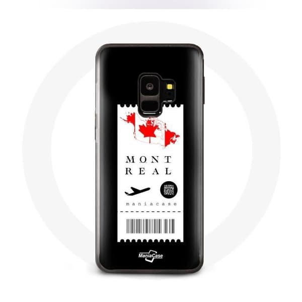 Cover - Samsung - Galaxy S9 - Flybillet Montreal Canada - Stiv - Sort