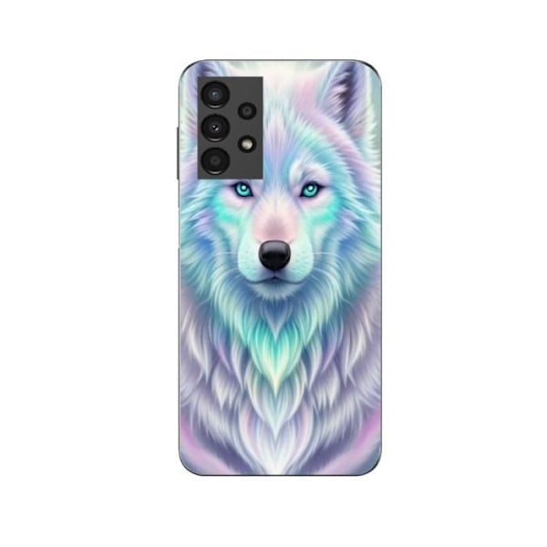 Coque Maniacase för Samsung Galaxy A13 4g Vit varg lila reflex