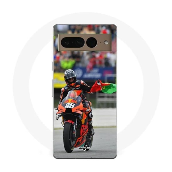 Coque Maniacase för Google Pixel 7 Pro miguel oliveira moto gp flagga portugal