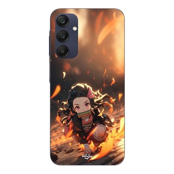 Coque - Maniacase - Samsung Galaxy A25 - Demon Slayer Nezuko - 3D Konst Anime - Mjuk
