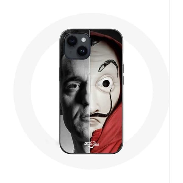 Kuori - Maniacase - Iphone 14 Plus - Musta - Pehmeä - Maski Split