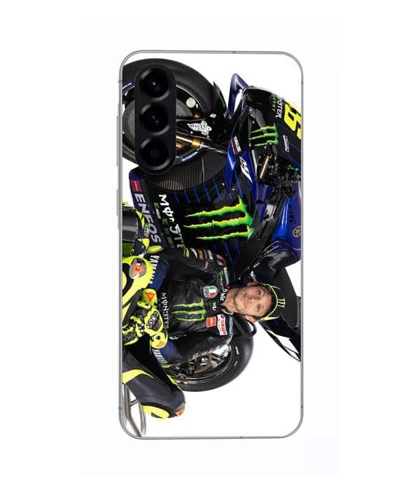 Coque - Valentino Rossi - Galaxy A56 - Silikone - Blød - Sort Svart