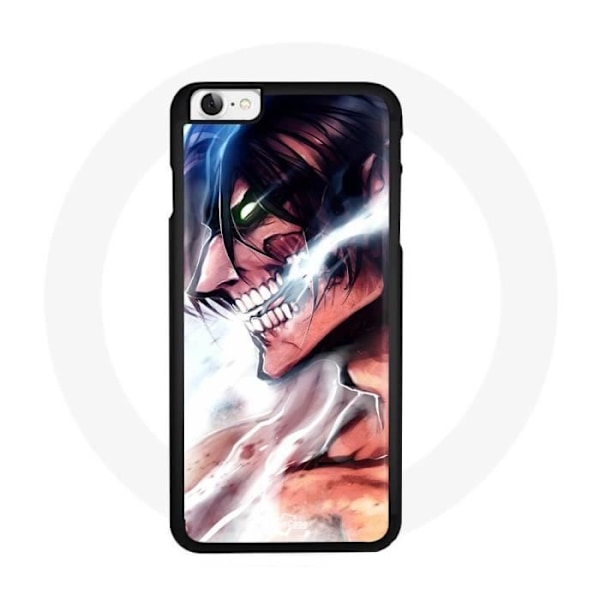 Coque Maniacase för Iphone 5 Eren Serie Attack On Titans Anime svart