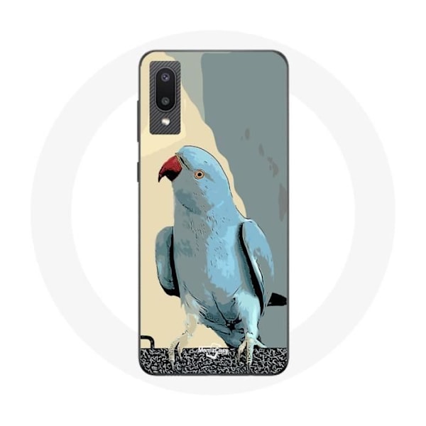 Coque för Samsung Galaxy A02 Papegojor Blå