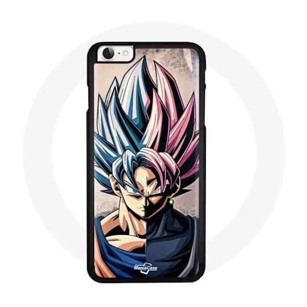 Mobilskal - Maniacase - Iphone SE - Dragon Ball Goku - Flexibel - Unik design Blå