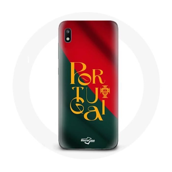 Coque - Maniacase - Samsung Galaxy A10 - Flagga av Portugal - Flexibel - Svart Svart
